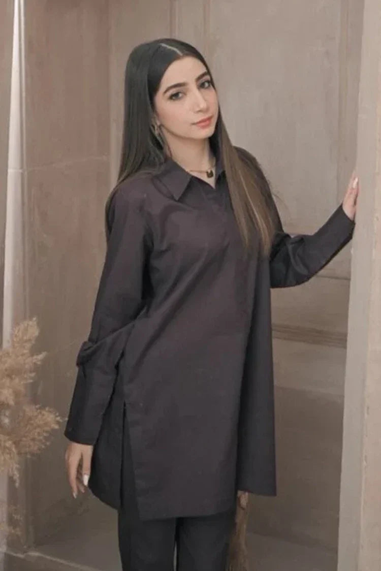 Picture of Zauk - Summer Basics - 2 Piece - Umber - Available at Raja Sahib