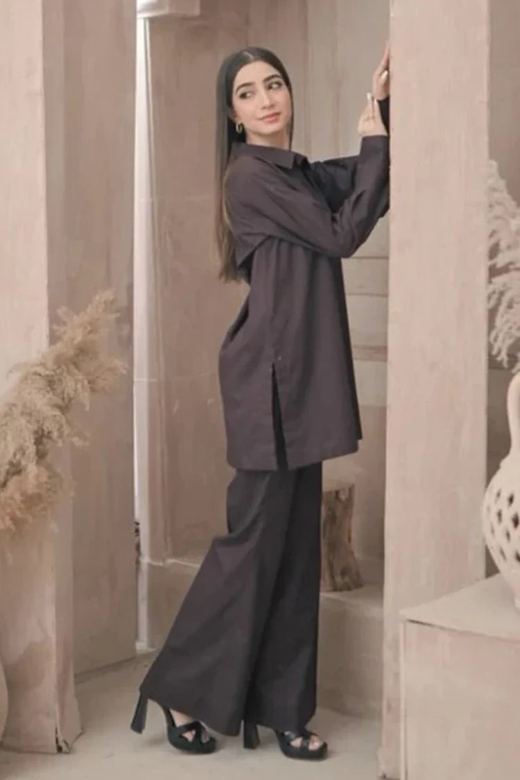 Picture of Zauk - Summer Basics - 2 Piece - Umber - Available at Raja Sahib