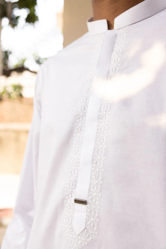 Istor - White Orion Embroidered - S-M-S-IST-5014 - 2 Piece