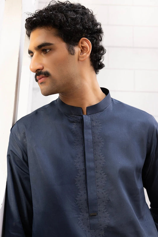 Istor - Navy Orion Embroidered - S-M-S-IST-5016 - 2 Piece