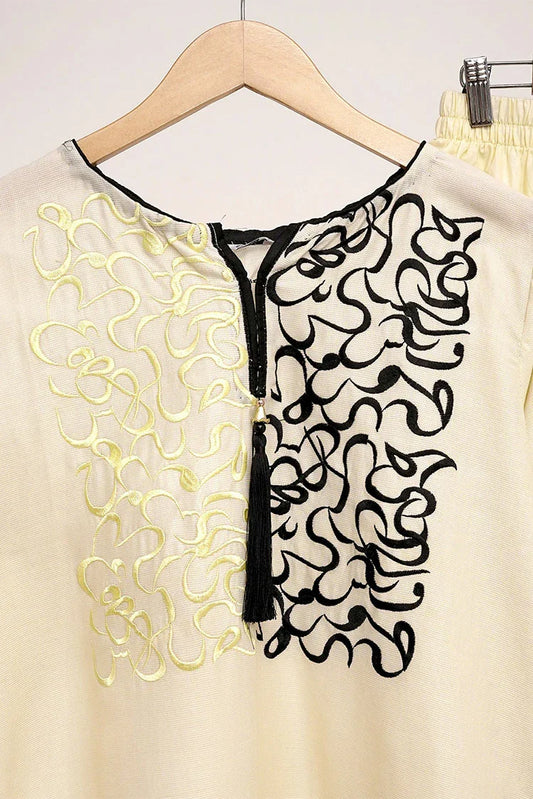 Picture of 6Teen - 2 Piece - Lawn Suit - Off White - Available at Raja Sahib