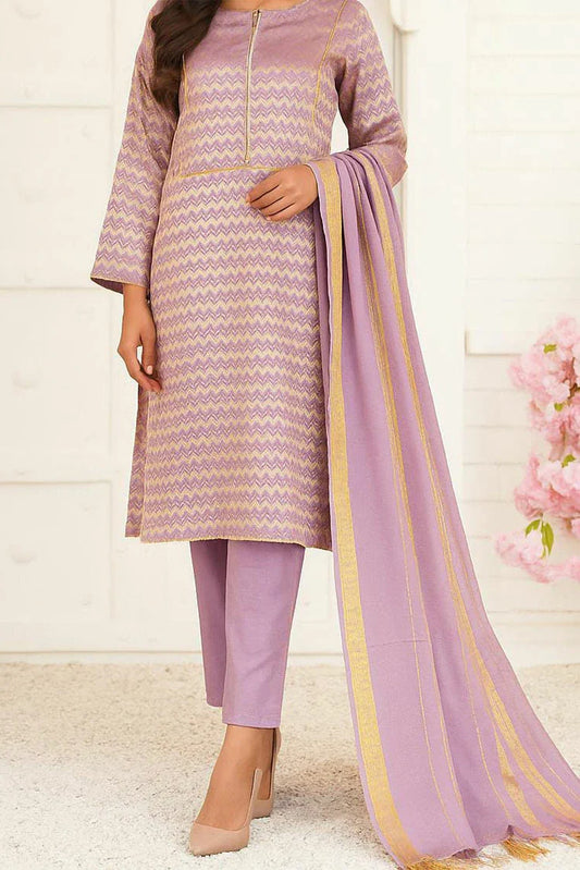 Picture of 6Teen - 3 Piece - Lawn Suit - Mauve - Available at Raja Sahib