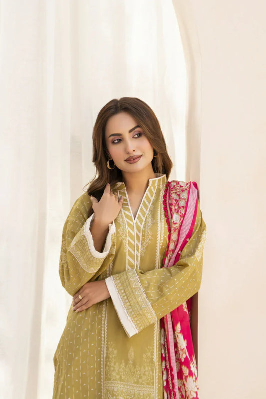 Picture of Ellena - 3-PC Unstitched Printed Lawn Suit - Available at Raja Sahib