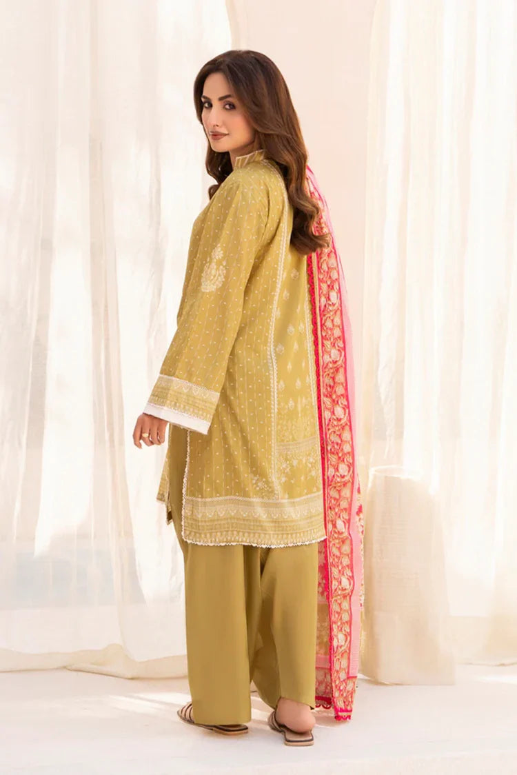 Picture of Ellena - 3-PC Unstitched Printed Lawn Suit - Available at Raja Sahib