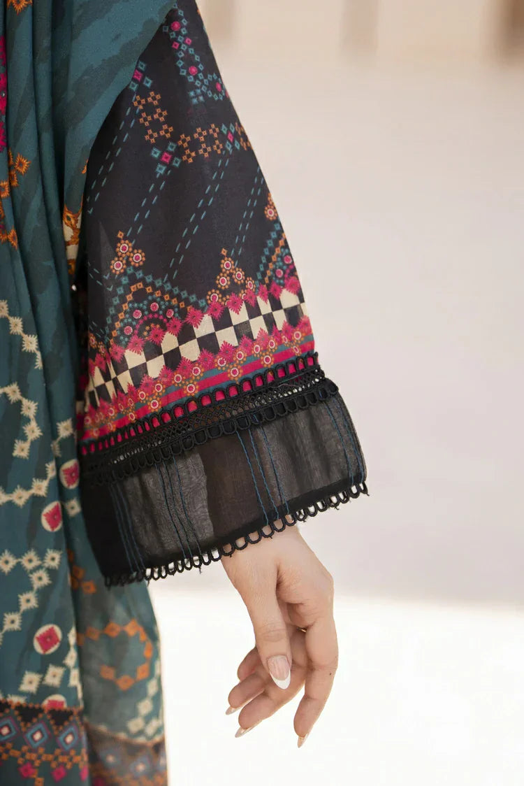 Picture of Ellena - 3-PC Unstitched Printed Lawn Suit - Available at Raja Sahib
