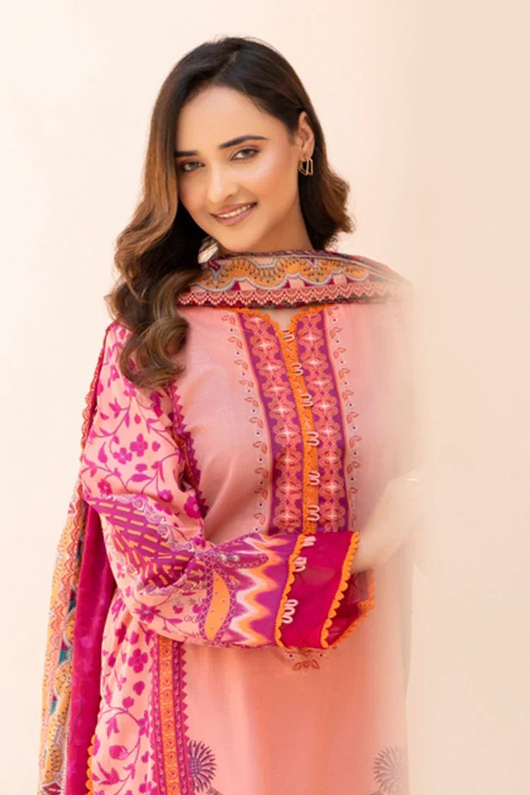 Picture of Ellena - 3-PC Unstitched Printed Lawn Suit - Available at Raja Sahib