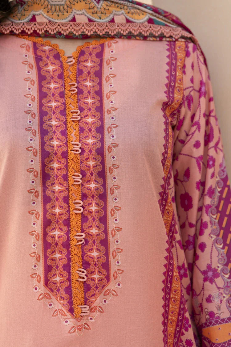Picture of Ellena - 3-PC Unstitched Printed Lawn Suit - Available at Raja Sahib