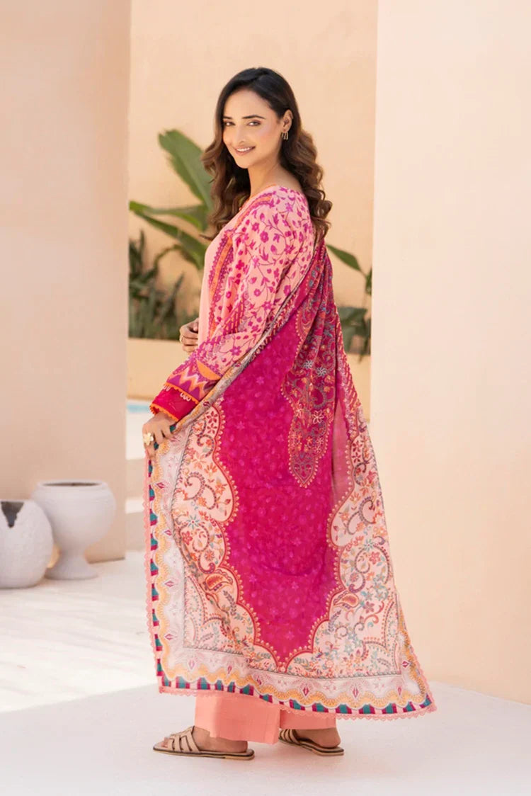 Picture of Ellena - 3-PC Unstitched Printed Lawn Suit - Available at Raja Sahib