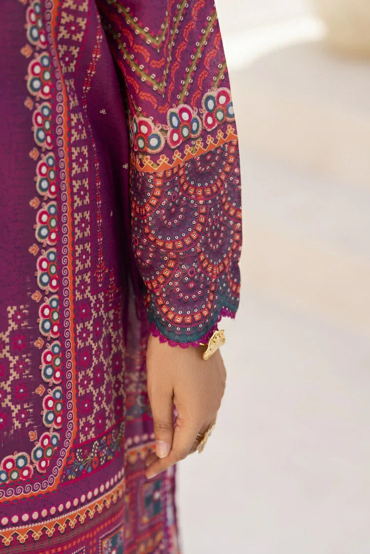 Picture of Ellena - 3-PC Unstitched Printed Lawn Suit - Available at Raja Sahib