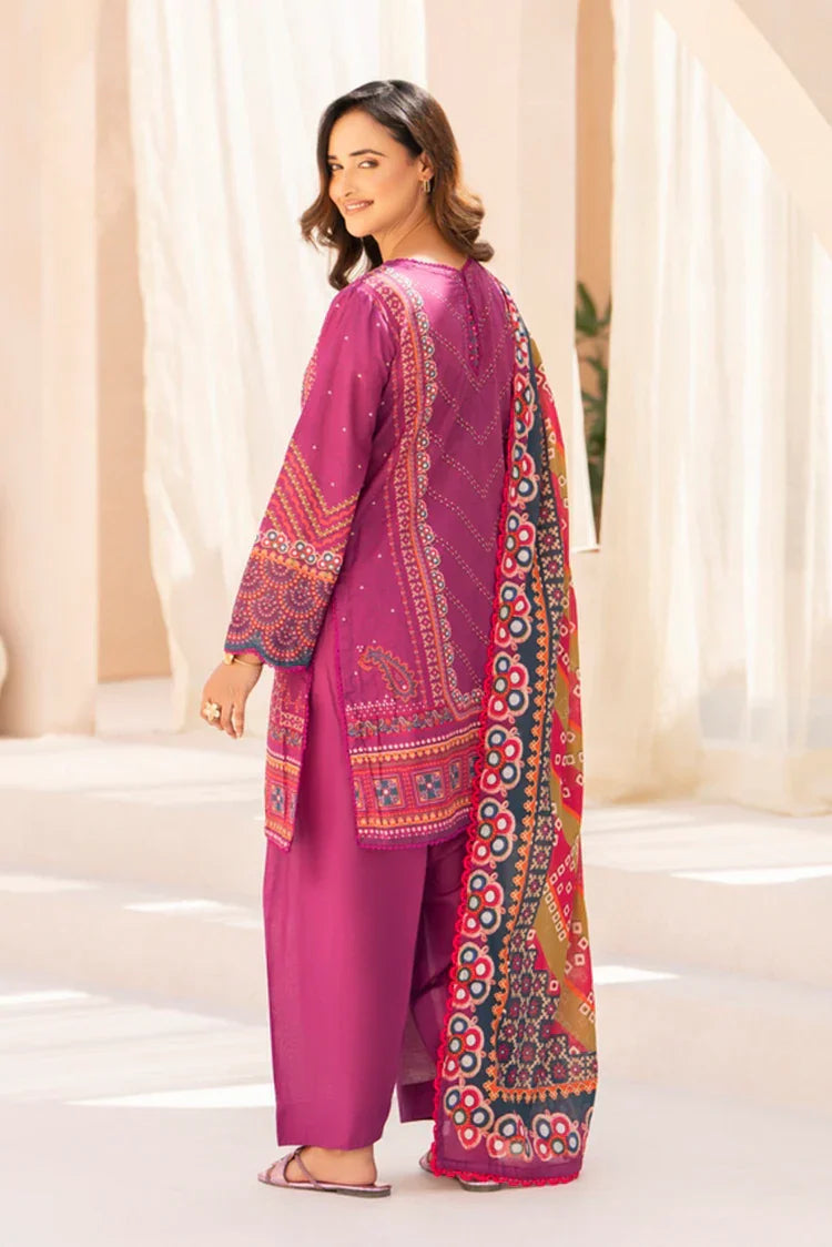 Picture of Ellena - 3-PC Unstitched Printed Lawn Suit - Available at Raja Sahib