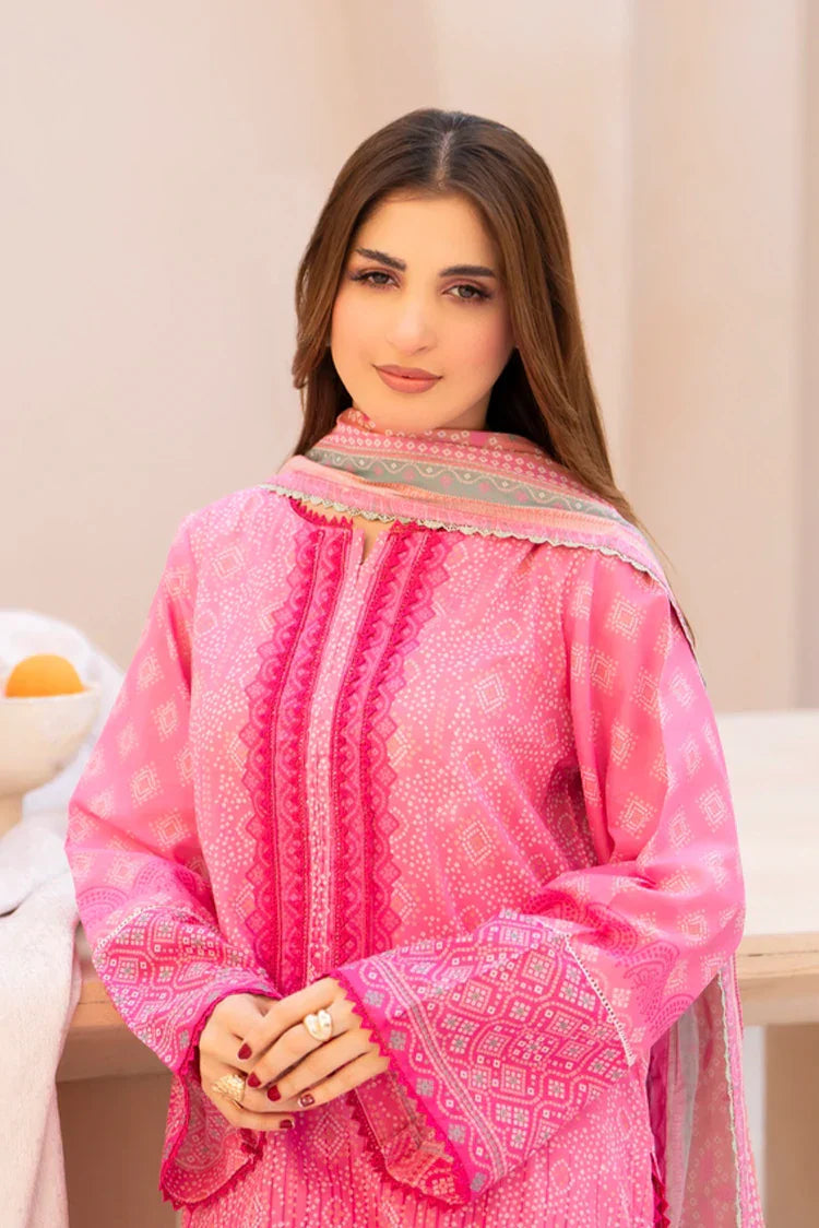 Picture of Ellena - 3-PC Unstitched Printed Lawn Suit - Available at Raja Sahib