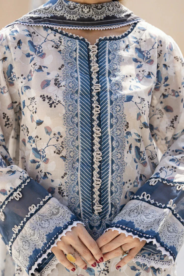 Picture of Ellena - 3-PC Unstitched Printed Lawn Suit - Available at Raja Sahib