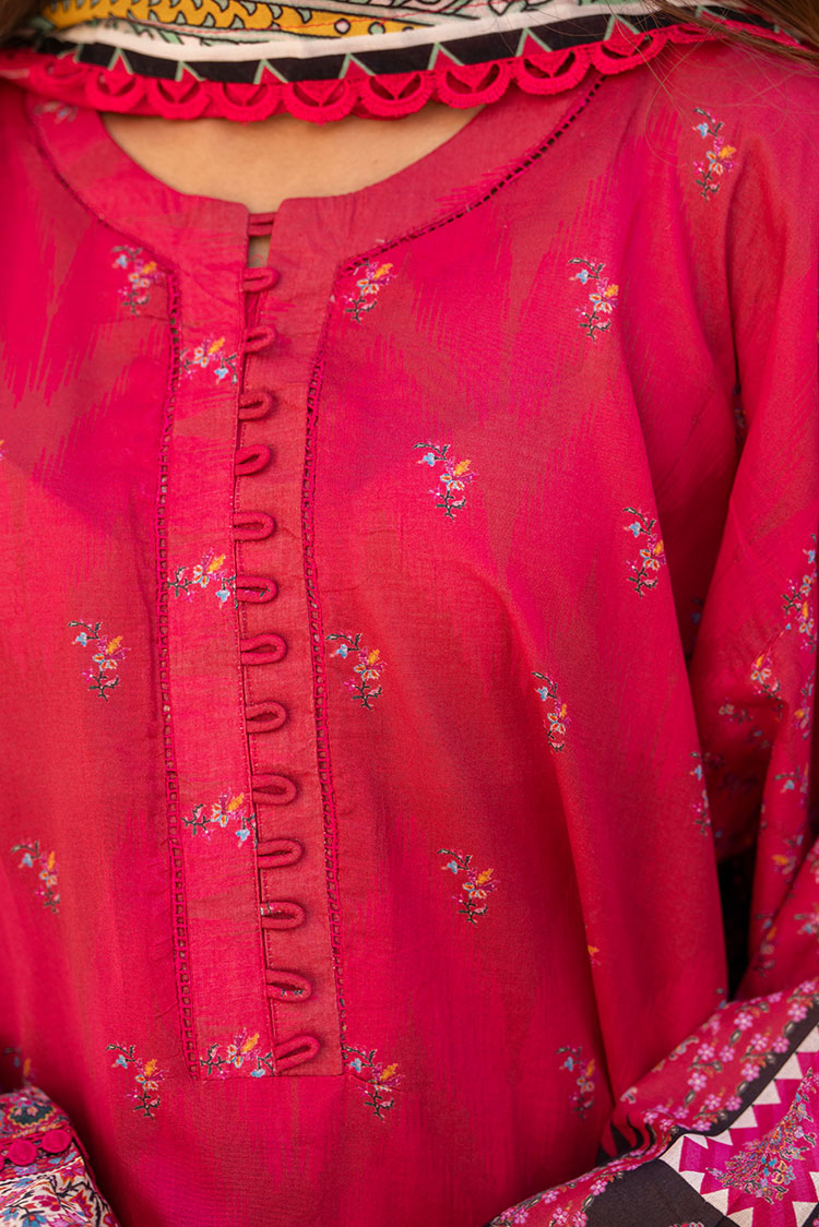 Picture of Ellena - 3-PC Unstitched Printed Lawn Suit - Available at Raja Sahib