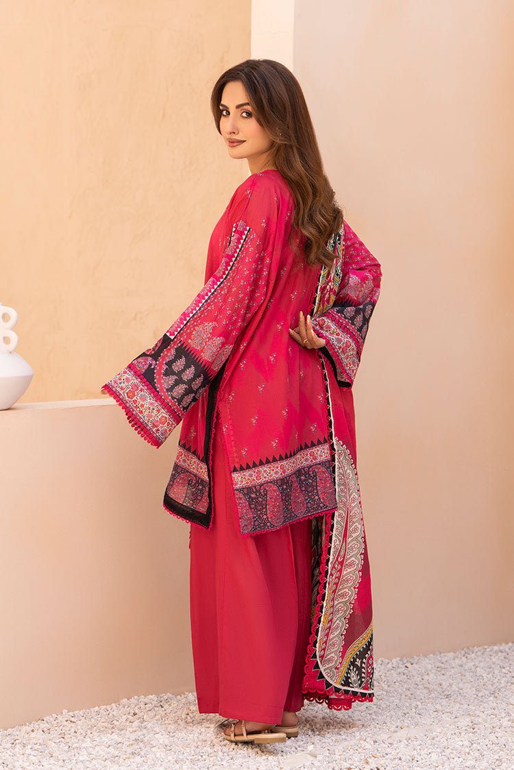 Picture of Ellena - 3-PC Unstitched Printed Lawn Suit - Available at Raja Sahib