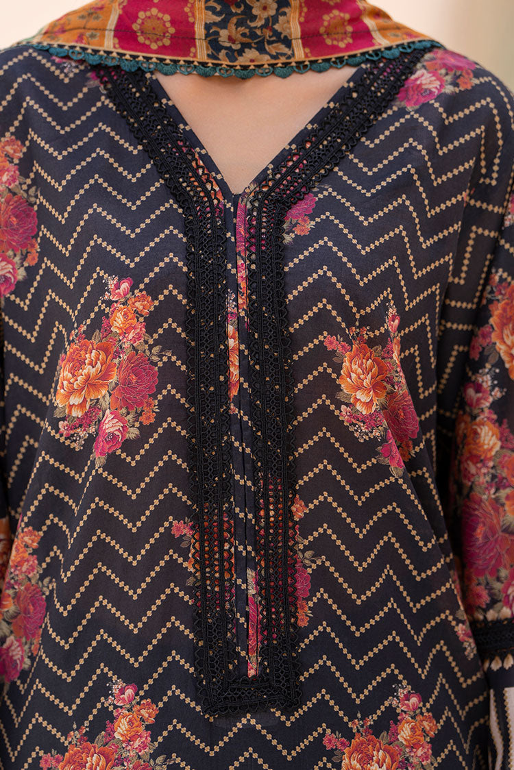 Picture of Ellena - 3-PC Unstitched Printed Lawn Suit - Available at Raja Sahib