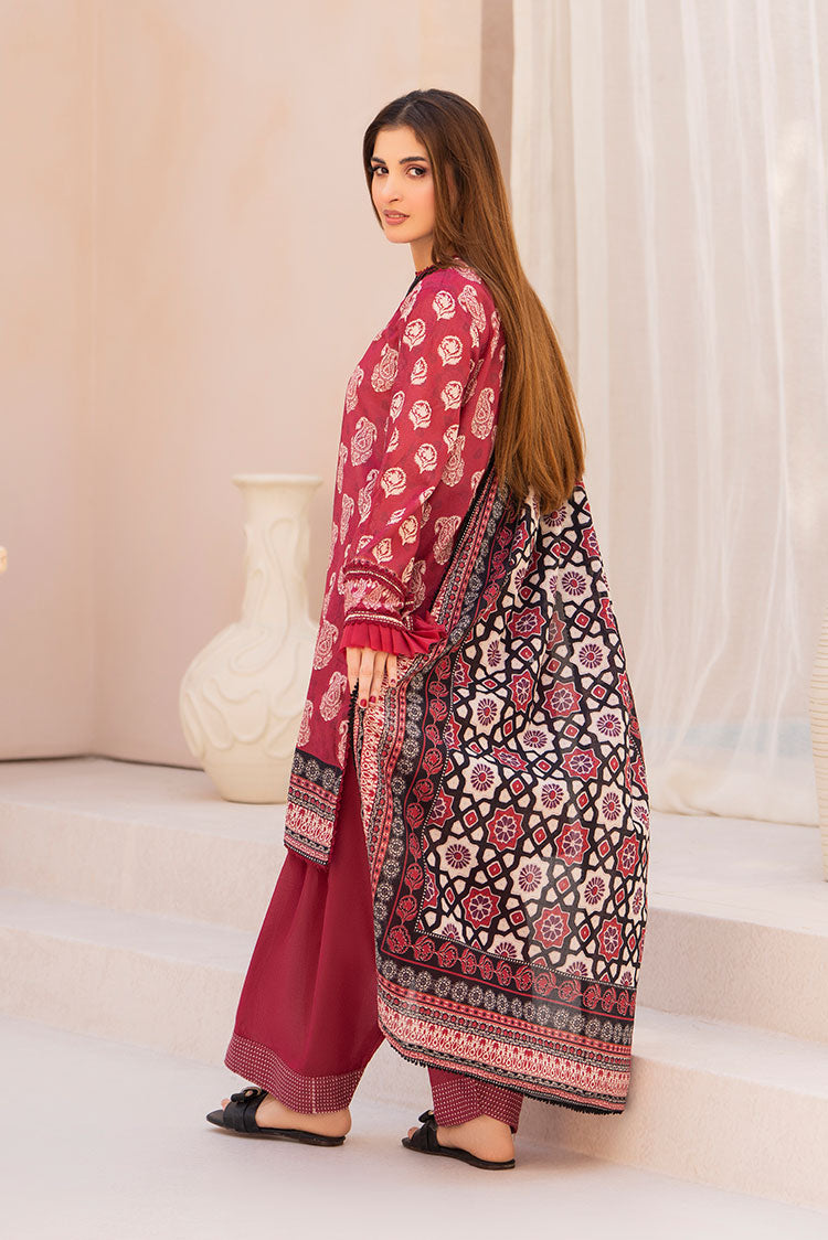 Picture of Ellena - 3-PC Unstitched Printed Lawn Suit - Available at Raja Sahib