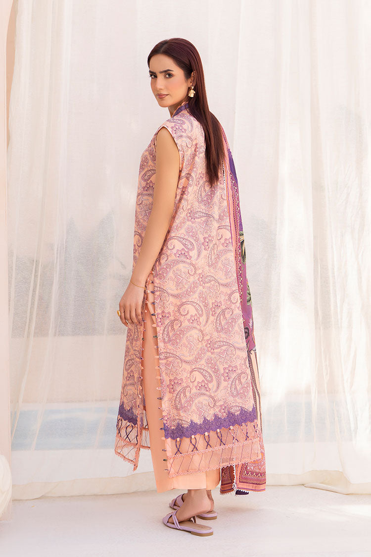 Picture of Ellena - 3-PC Unstitched Printed Lawn Suit - Available at Raja Sahib