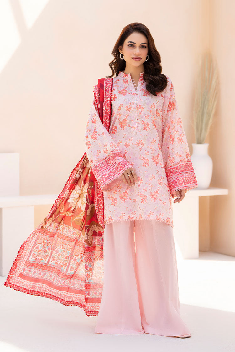 Picture of Ellena - 3-PC Unstitched Printed Lawn Suit - Available at Raja Sahib