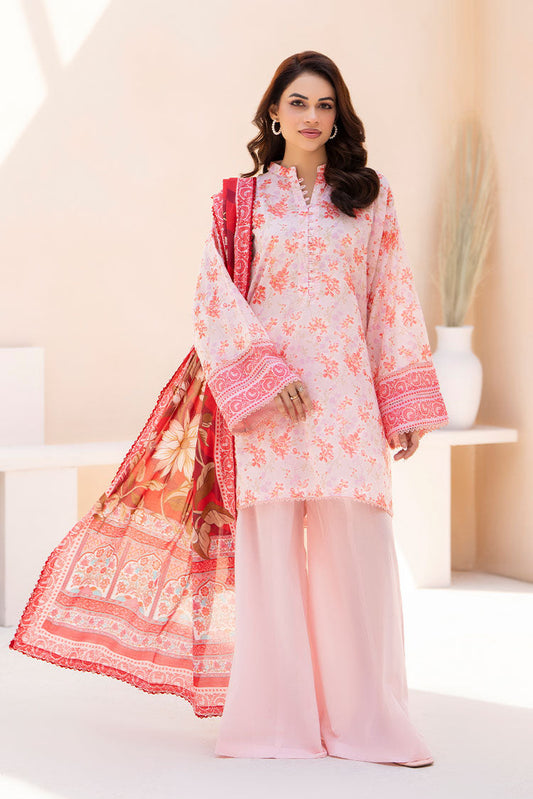 Picture of Ellena - 3-PC Unstitched Printed Lawn Suit - Available at Raja Sahib