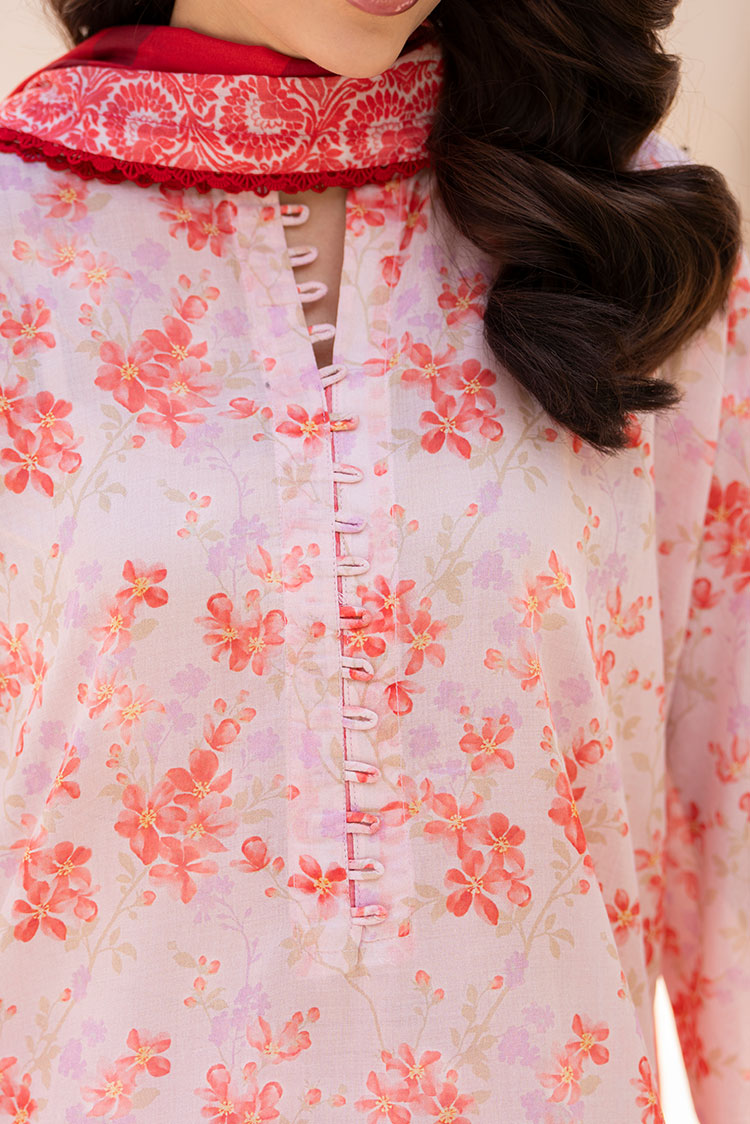 Picture of Ellena - 3-PC Unstitched Printed Lawn Suit - Available at Raja Sahib