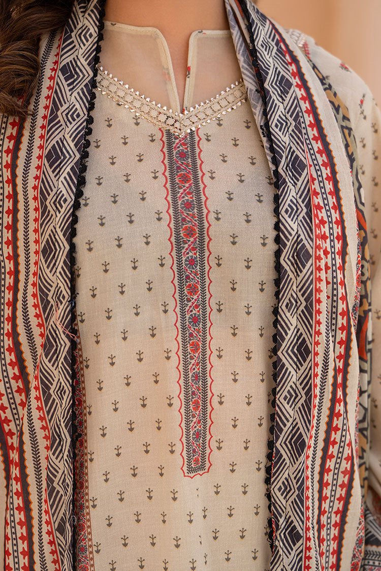 Picture of Ellena - 3-PC Unstitched Printed Lawn Suit - Available at Raja Sahib