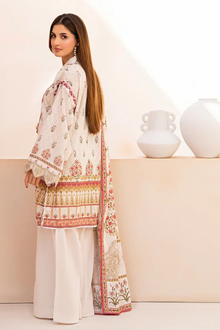 Picture of Ellena - 3-PC Unstitched Printed Lawn Suit - Available at Raja Sahib