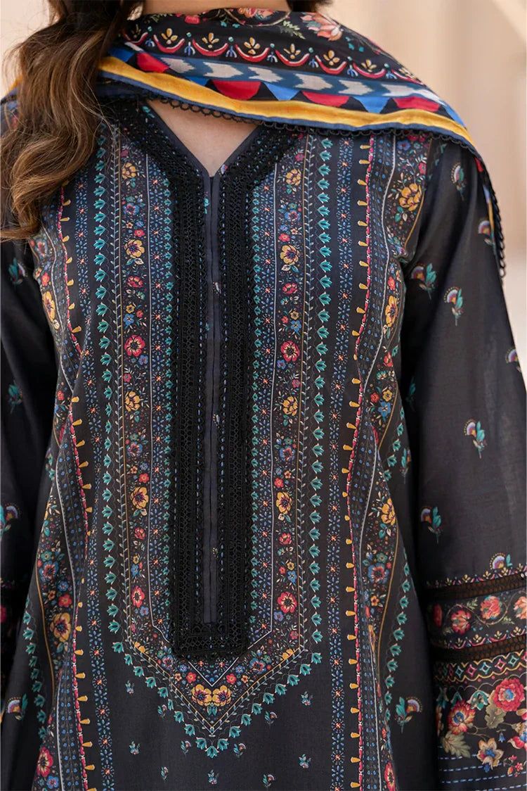 Picture of Ellena - 3-PC Unstitched Printed Lawn Suit - Available at Raja Sahib