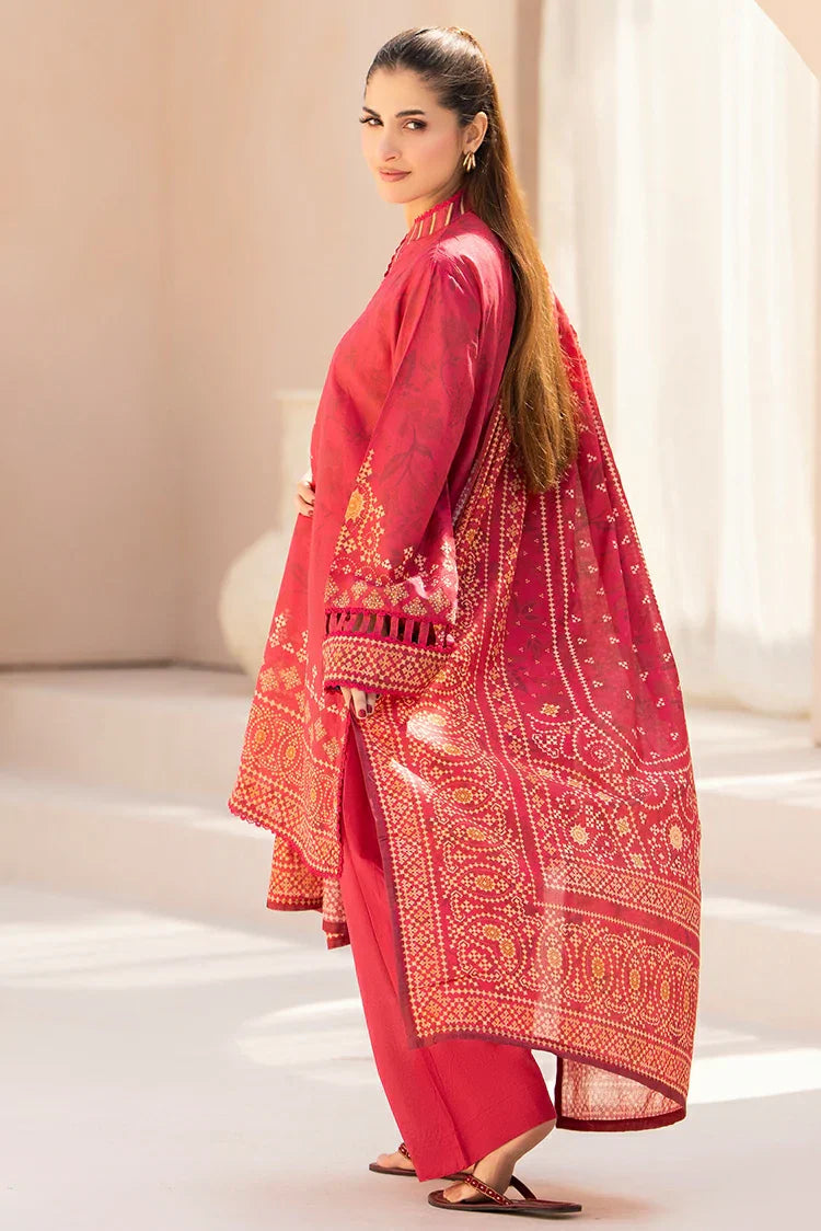 Picture of Ellena - 3-PC Unstitched Printed Lawn Suit - Available at Raja Sahib