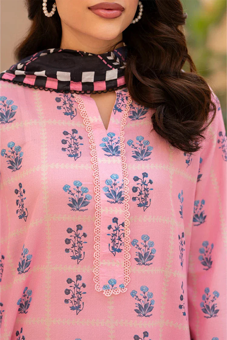 Picture of Ellena - 3-PC Unstitched Printed Lawn Suit - Available at Raja Sahib