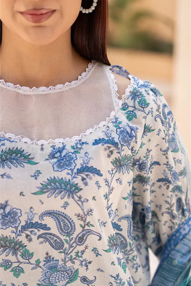 Picture of Ellena - 3-PC Unstitched Printed Lawn Suit - Available at Raja Sahib