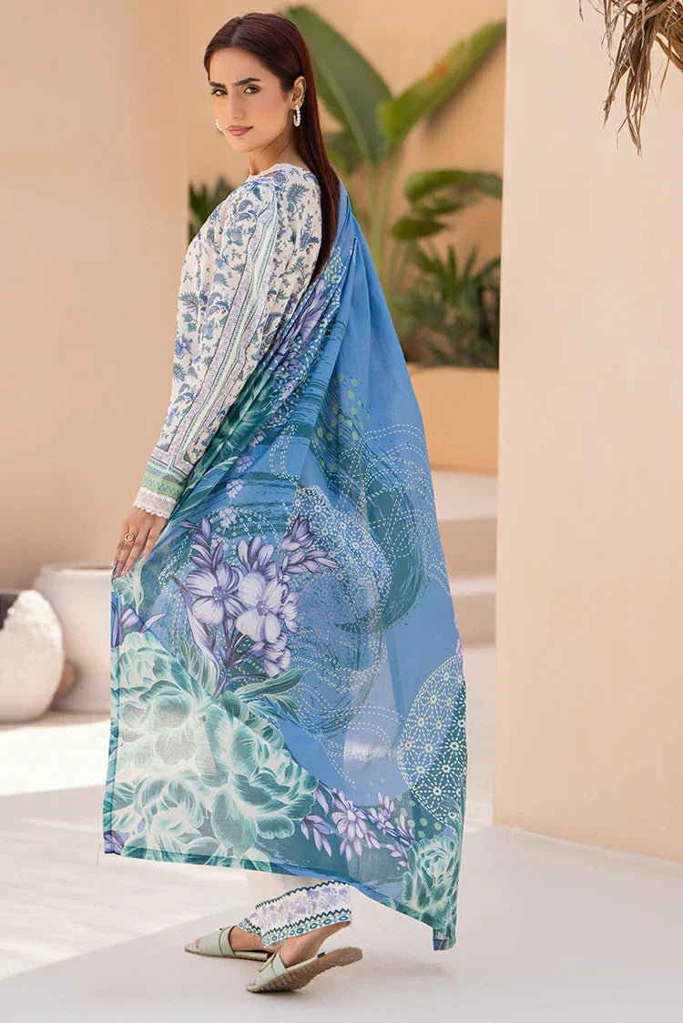 Picture of Ellena - 3-PC Unstitched Printed Lawn Suit - Available at Raja Sahib