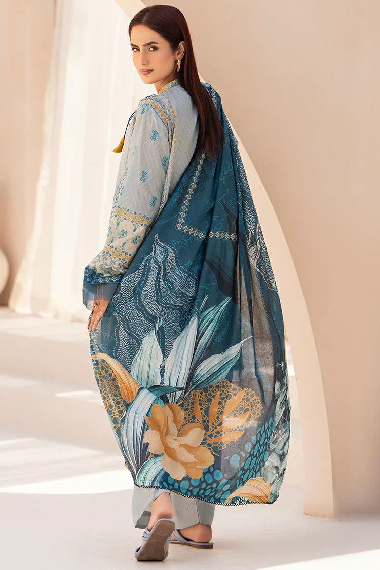 Picture of Ellena - 3-PC Unstitched Printed Lawn Suit - Available at Raja Sahib