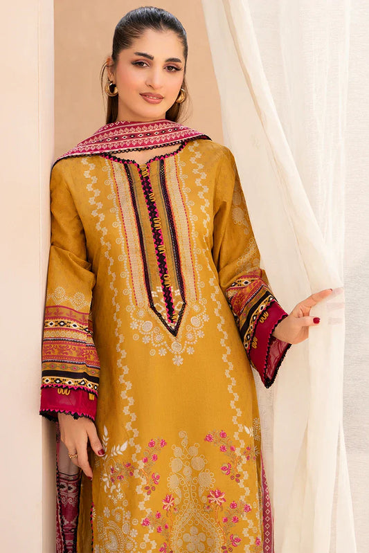 Picture of Ellena - 3-PC Unstitched Printed Lawn Suit - Available at Raja Sahib
