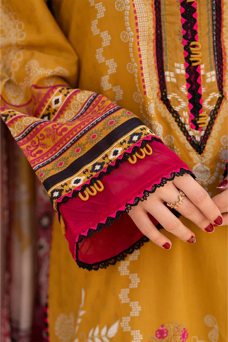 Picture of Ellena - 3-PC Unstitched Printed Lawn Suit - Available at Raja Sahib