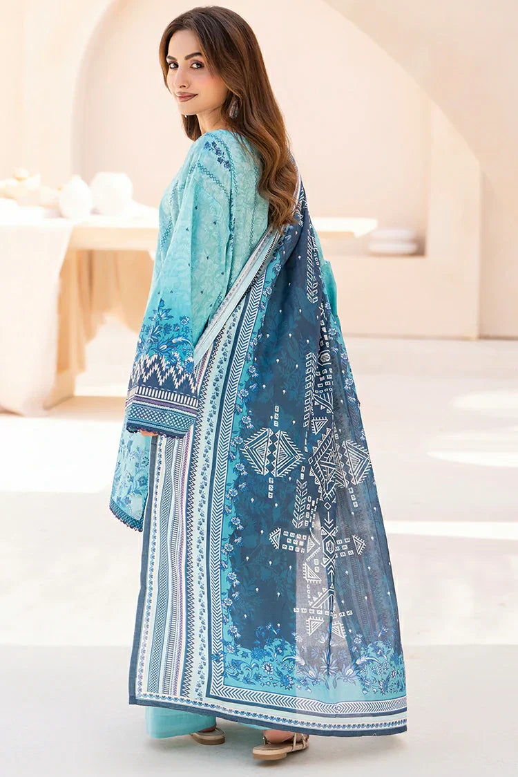 Picture of Ellena - 3-PC Unstitched Printed Lawn Suit - Available at Raja Sahib