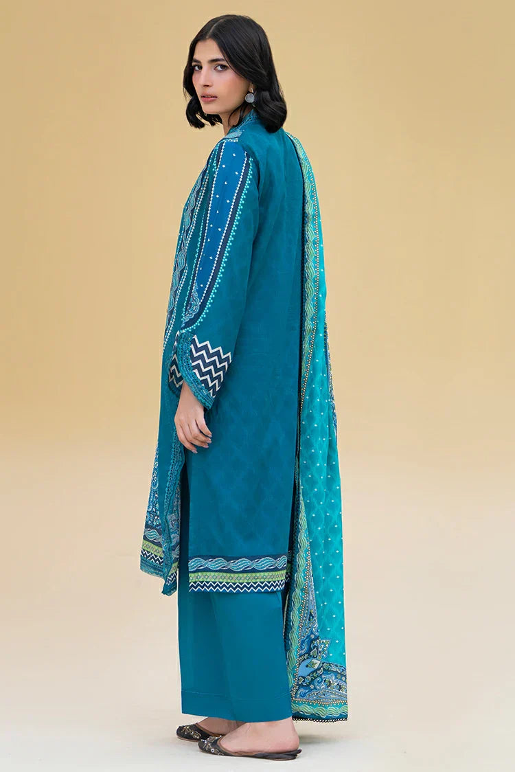 Picture of Ellena - 3-PC Unstitched Printed Lawn Suit - Available at Raja Sahib