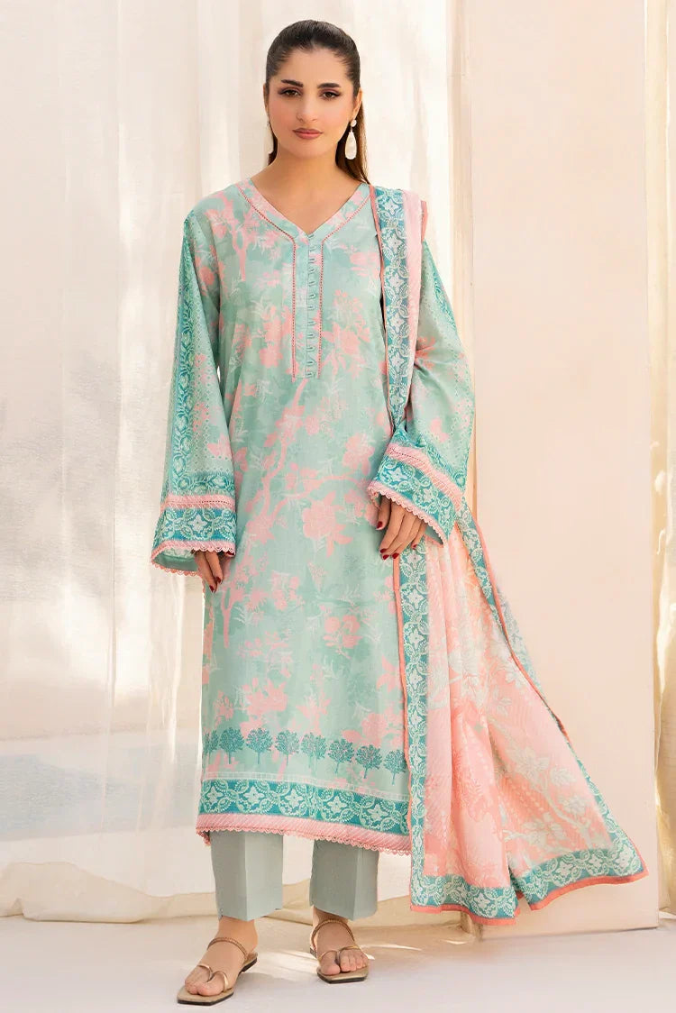 Picture of Ellena - 3-PC Unstitched Printed Lawn Suit - Available at Raja Sahib