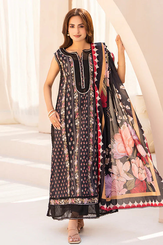 Picture of Ellena - 3-PC Unstitched Printed Lawn Suit - Available at Raja Sahib