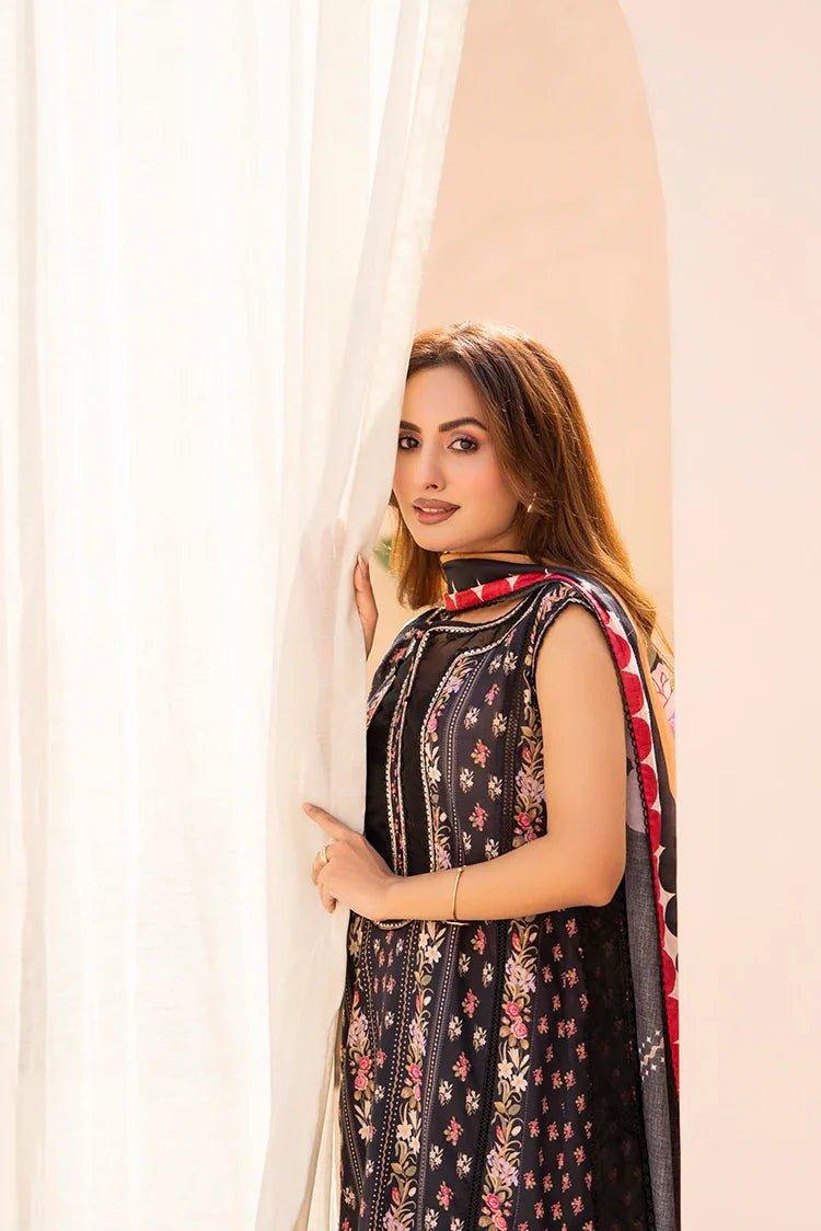 Picture of Ellena - 3-PC Unstitched Printed Lawn Suit - Available at Raja Sahib