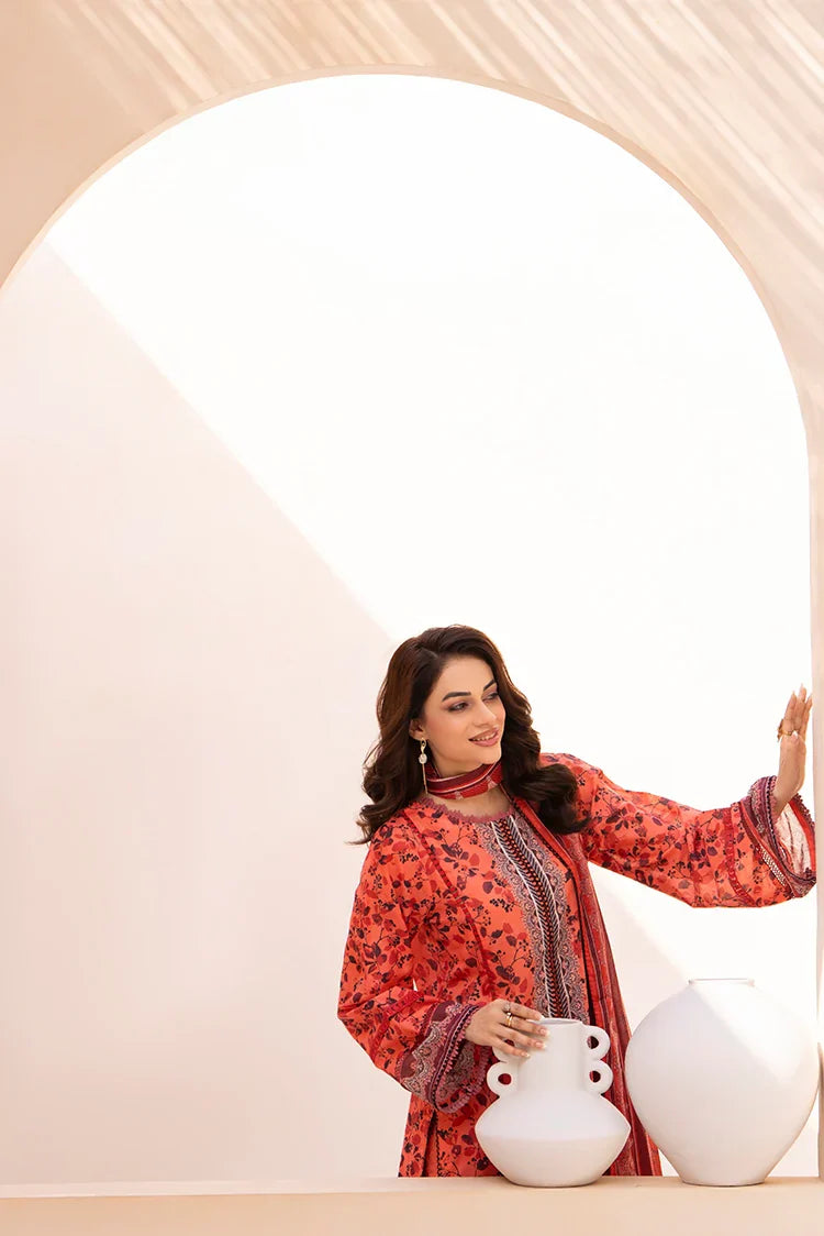 Picture of Ellena - 3-PC Unstitched Printed Lawn Suit - Available at Raja Sahib
