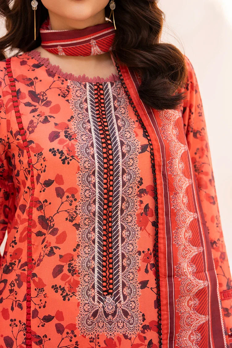 Picture of Ellena - 3-PC Unstitched Printed Lawn Suit - Available at Raja Sahib