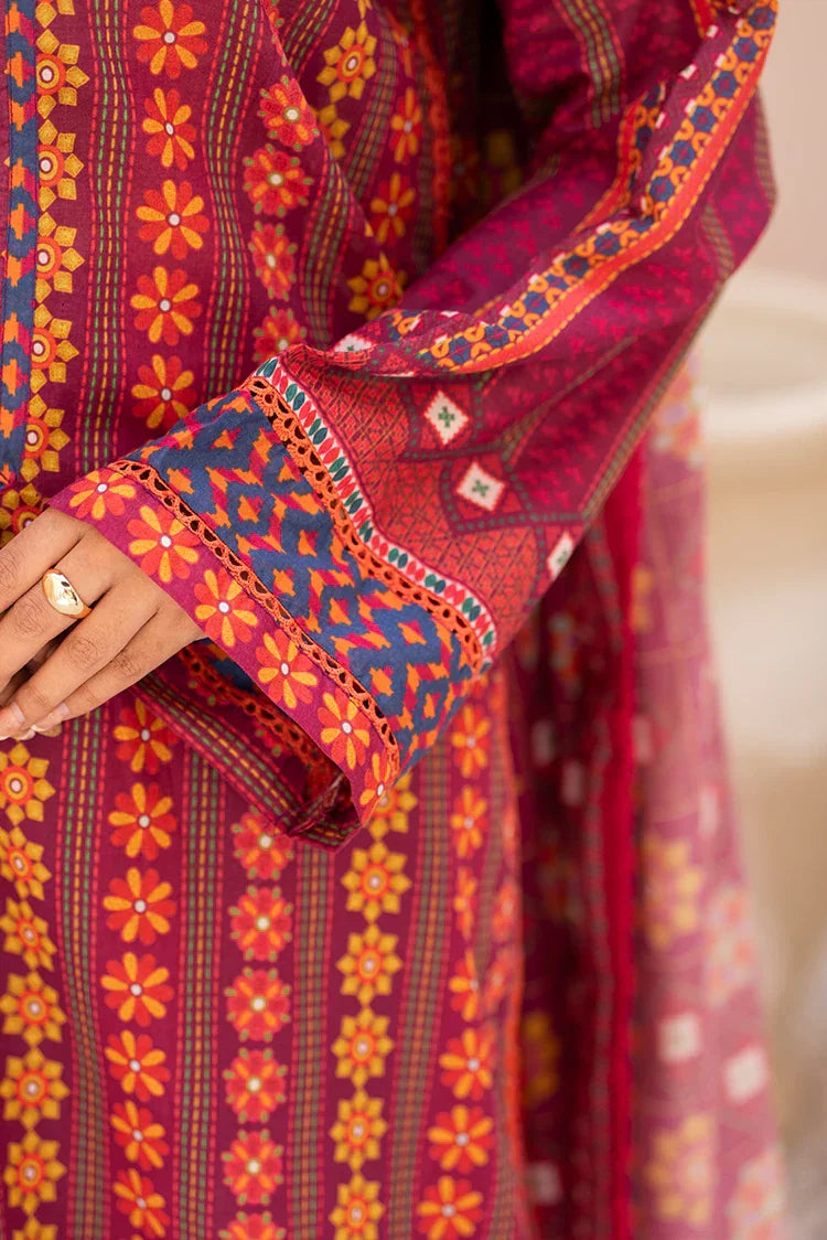 Picture of Ellena - 3-PC Unstitched Printed Lawn Suit - Available at Raja Sahib