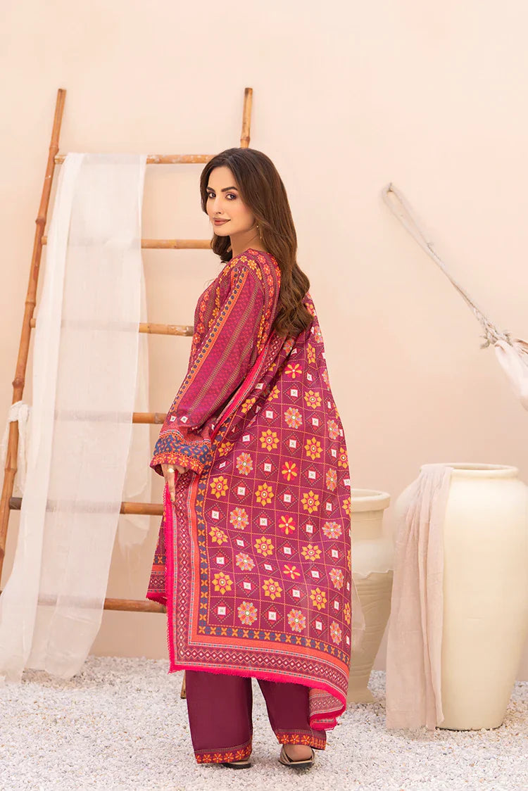 Picture of Ellena - 3-PC Unstitched Printed Lawn Suit - Available at Raja Sahib