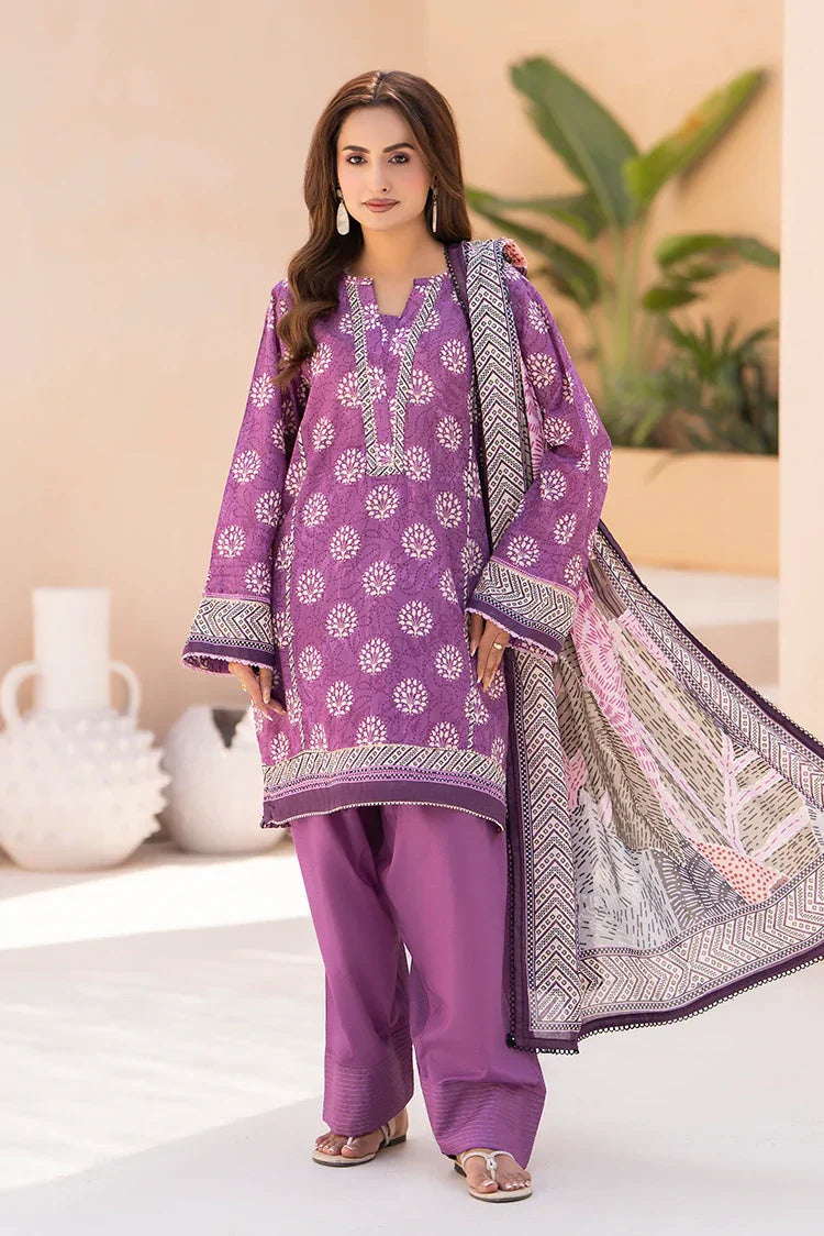 Picture of Ellena - 3-PC Unstitched Printed Lawn Suit - Available at Raja Sahib