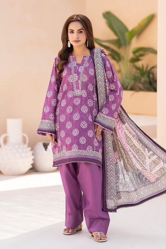 Picture of Ellena - 3-PC Unstitched Printed Lawn Suit - Available at Raja Sahib