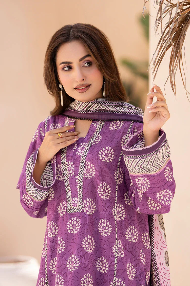Picture of Ellena - 3-PC Unstitched Printed Lawn Suit - Available at Raja Sahib