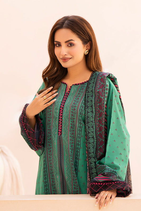Picture of Ellena - 3-PC Unstitched Printed Lawn Suit - Available at Raja Sahib
