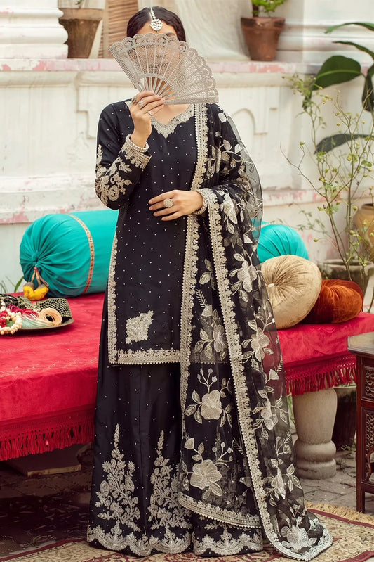 Saira Sultana - Haya - Black - 3 Piece