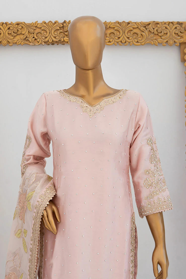 Picture of Saira Sultana - Andaaz - Haya - Peach - Available at Raja Sahib