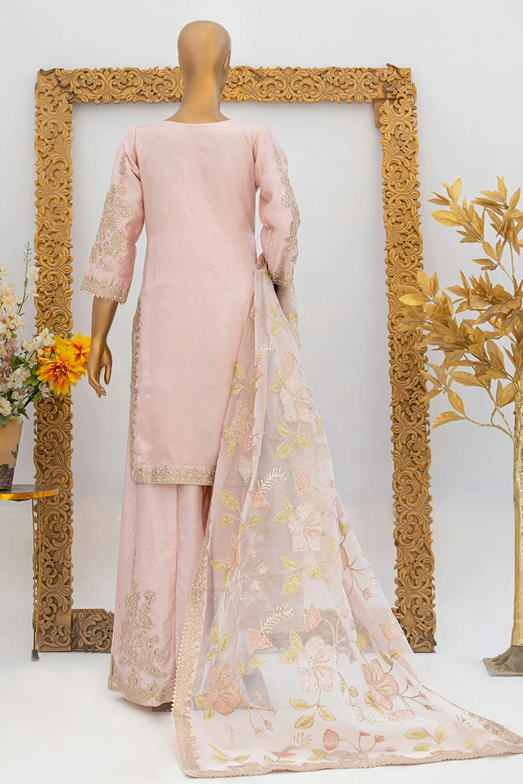 Picture of Saira Sultana - Andaaz - Haya - Peach - Available at Raja Sahib